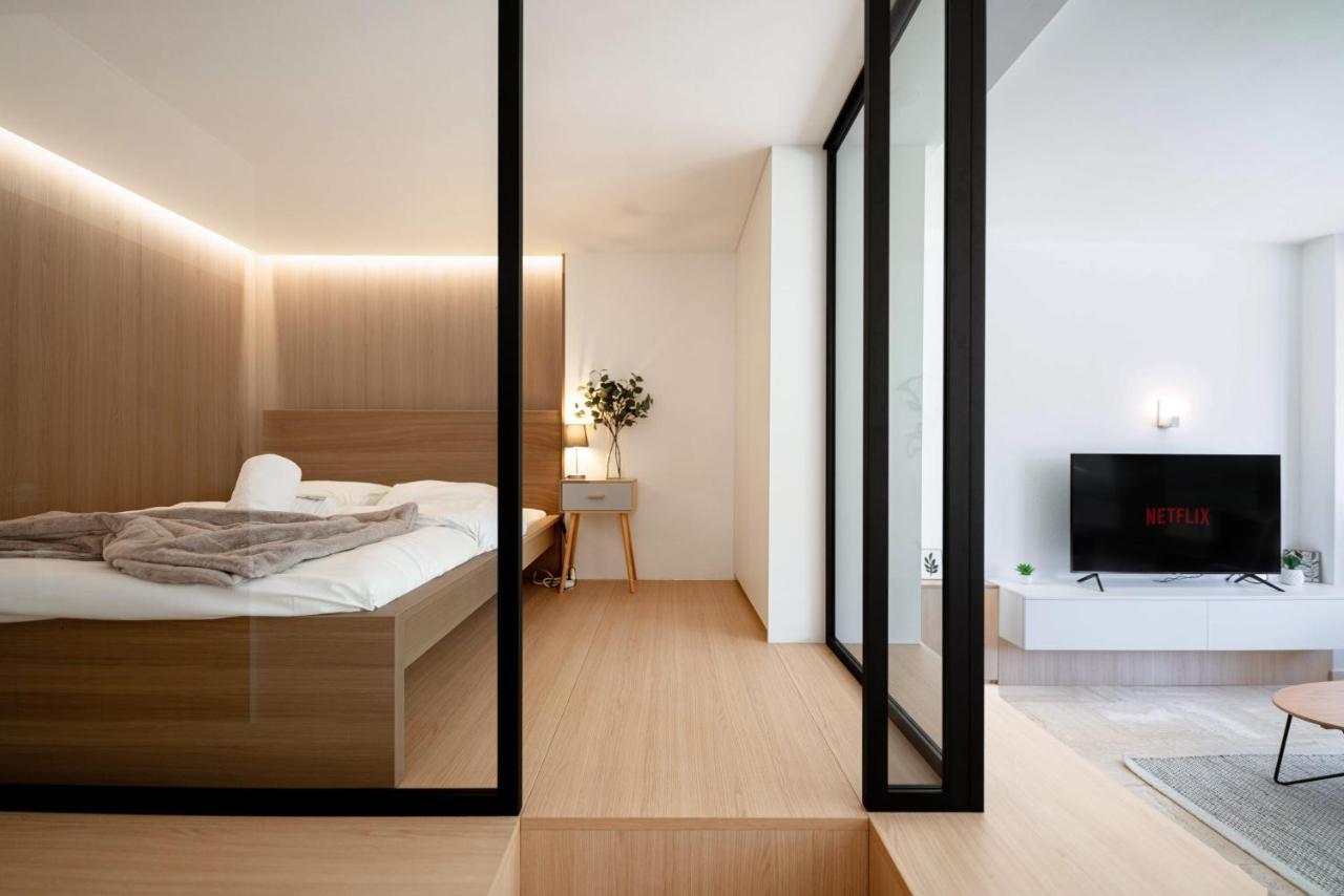 Stylish Minimalism In Kirchberg 1 Bus Stop To Lux Cntr Apartment Luxembourg